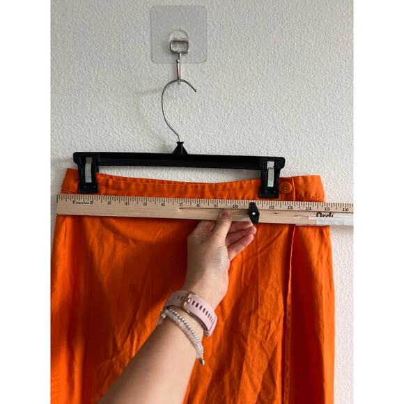 Reformation Mylie skirt in citrus size 8 - Picture 8 of 8